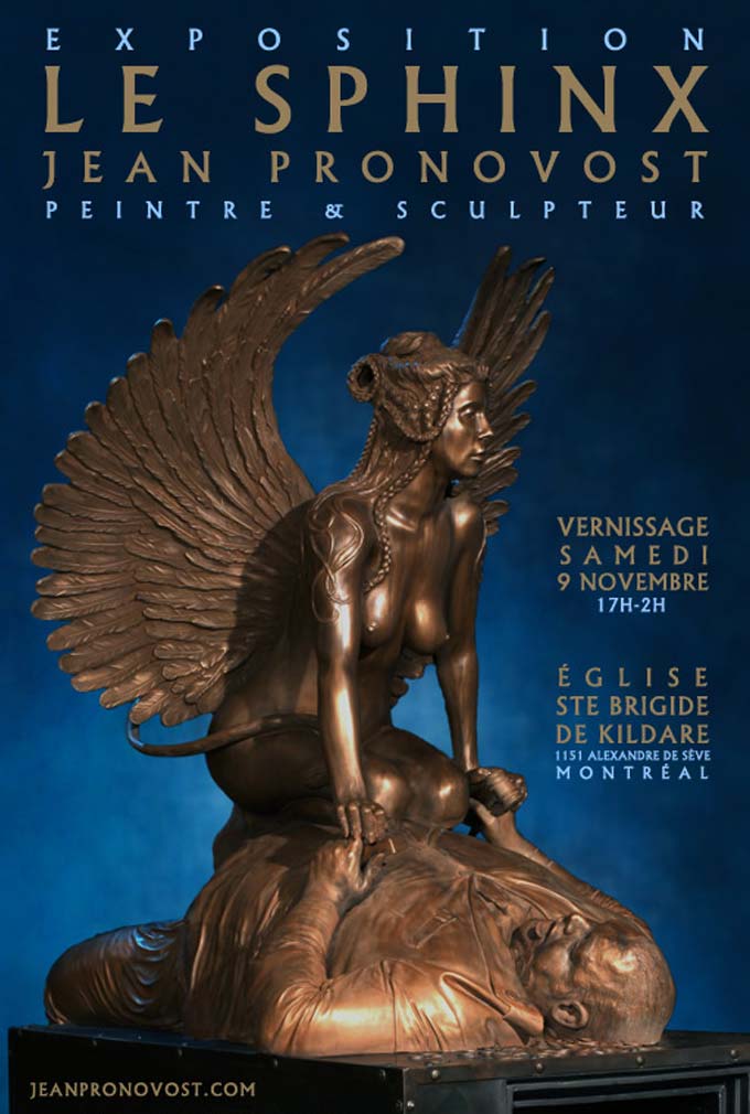 The Sphinx Exhibition Poster - Jean Pronovost