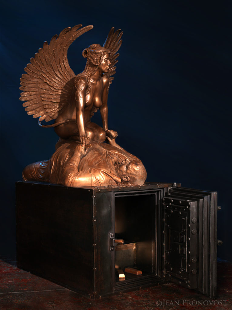 sculpture quebec the sphinx